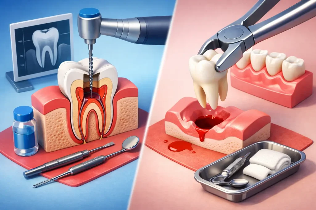 Canal ou extração dentária: como decidir