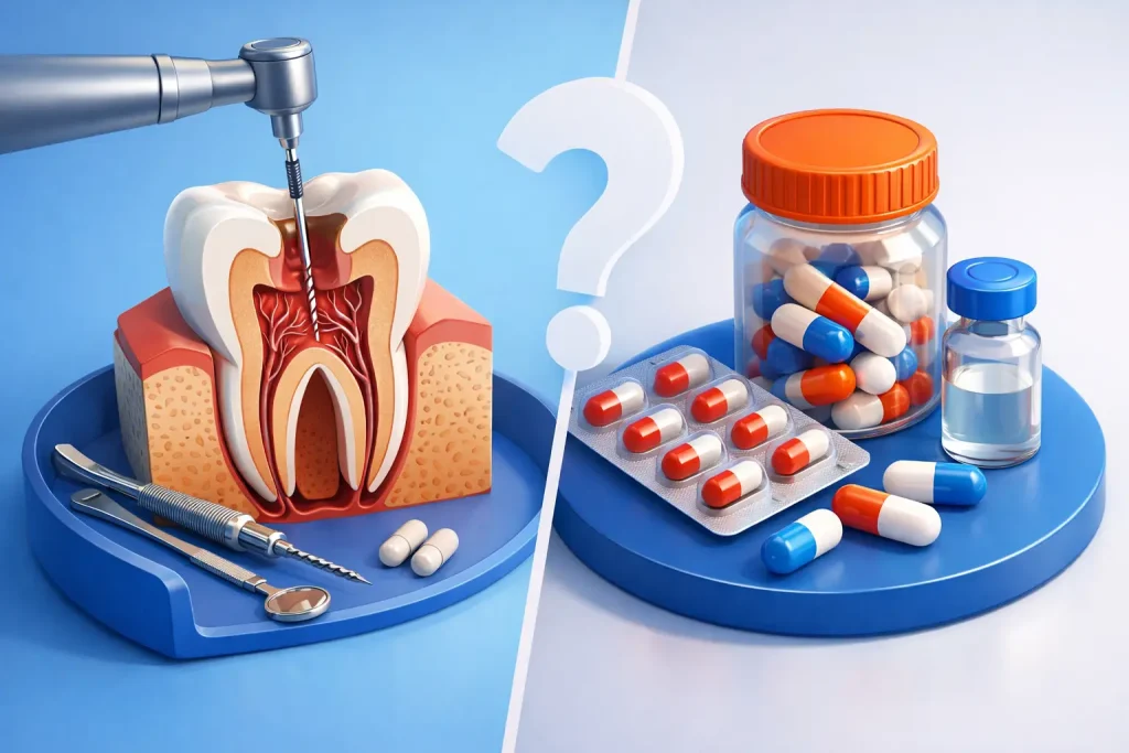 Canal dentário ou antibiótico: qual escolher?