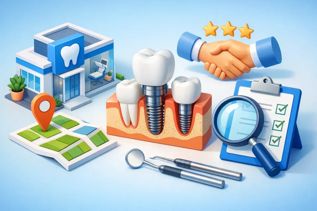 Como escolher uma clínica de implante dentário