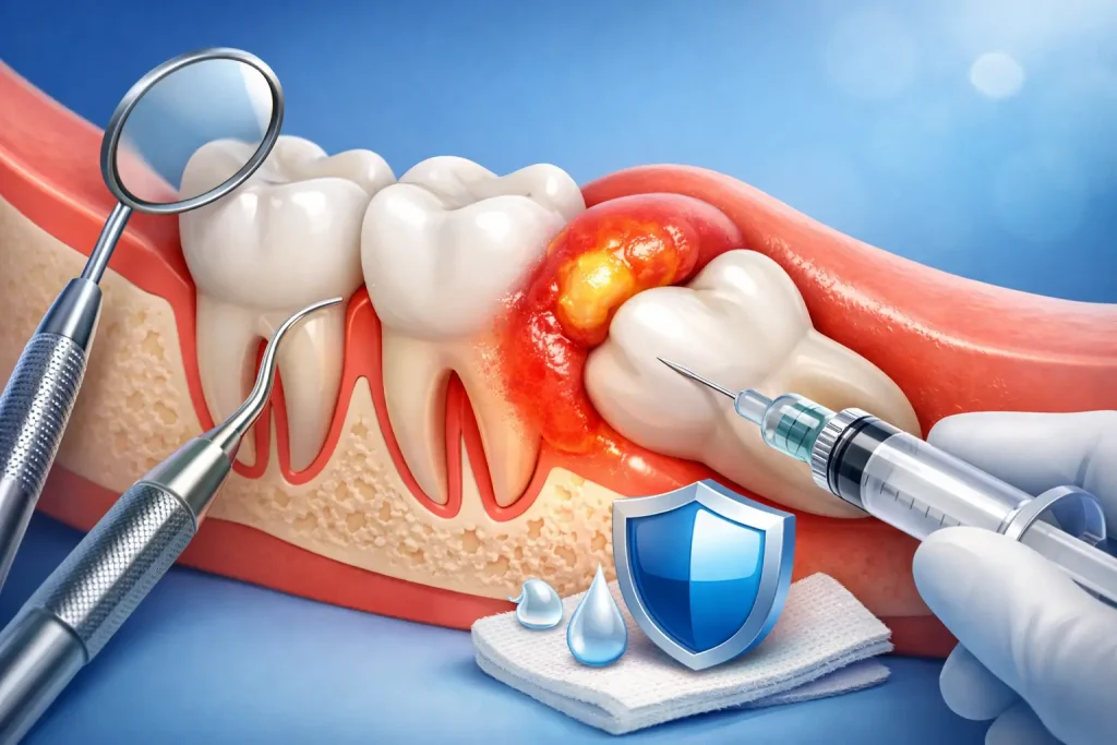 Como tratar dente incluso inflamado com segurança