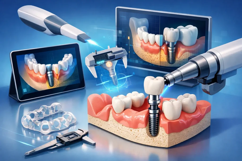 Odontologia digital em implantes com precisão